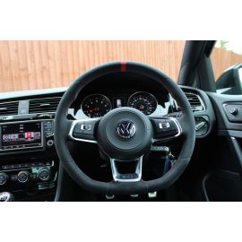 ✯✯✯✯✯ DSG Paddles 'Clubsport' style Suede Steering Wheel Cover for VW Golf MK8 buy in USA