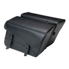 Willie & Max Universal Black Jack Large Slant Saddlebag Set (16 in L x 11 in H x 6.5 in W) - Black buy in USA