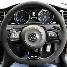 MODE DSG Paddles Custom Alcantara Steering Wheel Cover for VW Golf MK8 buy in USA