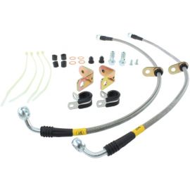 StopTech 11-14 Ford Mustang GT 5.0L V8 Stainless Steel Front Brake Lines buy in USA