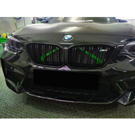 Exon Front Grille V-Brace Trim Cover Green for BMW M2 inc. Competition F87 & M3 F80 / M4 F82 buy in USA