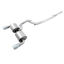 AWE Tuning Ford Focus RS Touring Edition Cat-back Exhaust- Non-Resonated - Chrome Silver Tips buy in USA