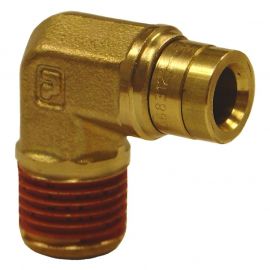 Firestone Male 1/4in. Push-Lock x 1/4in. NPT 90 Degree Elbow Air Fitting - 2 Pack (WR17603462) buy in USA