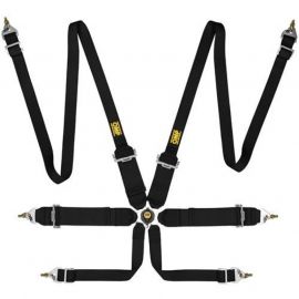 OMP First 3/2 Racing Harness Black buy in USA