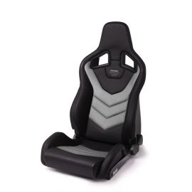 Recaro Sportster GT Driver Seat - Black Vinyl/Cloud Grey Suede buy in USA