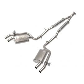 aFe 22-23 Kia Stinger L4-2.5L Turbo Gemini XV 3in to Dual 2-1/2in Cat-Back Exhaust System w/ Cut-Out buy in USA