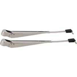 Kentrol 87-95 Jeep Wrangler YJ Windshield Wiper Arms Pair - Polished Silver buy in USA