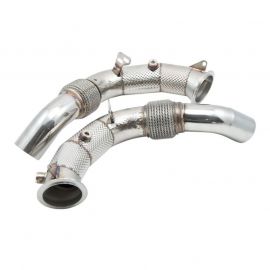 ✯✯✯✯✯ Design Decatted Downpipes for S63 BMW M5 F10 M6 F06 F11 F12 buy in USA