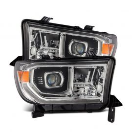 AlphaRex 07-13 Toyota Tundra / 08-17 Sequoia LUXX LED Proj HL Chrome w/Actv Light / Seq. Sig + DRL buy in USA