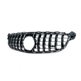 Exon Gloss Black Facelift Style Panamericana GT Grille for Mercedes Benz C63/C63s AMG (W205) Pre-Facelift buy in USA