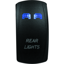 DragonFire Racing Lighted Switch Rear Light On/Off Blue buy in USA