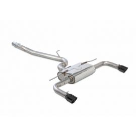 AWE Tuning Audi 8V A3 Touring Edition Exhaust - Dual Outlet Diamond Black 90 mm Tips buy in USA