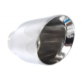 Stainless Works Conical Double Wall Slash Cut Exhaust Tip - 4in Body 3in Inlet buy in USA