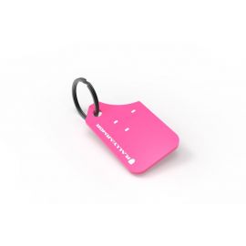 Rally Armor Pink Key Chain White Logo buy in USA