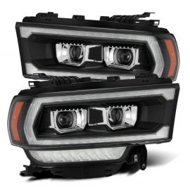 AlphaRex 19-21 Ram 2500 LUXX LED Proj Headlights Plank Style Black w/Activ Light/Seq Signal/DRL buy in USA