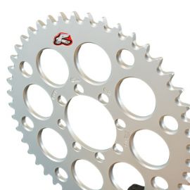 Renthal Barnes Style Rear Sprocket Grooved Silver - 520-48P Teeth buy in USA