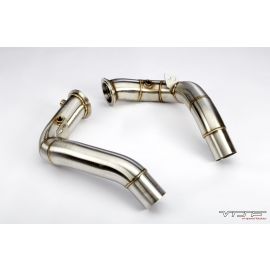 VRSF 3" Stainless Steel Catless Downpipes for S63 BMW M5 F10 M6 F06 F12 F13 2011–2018 buy in USA