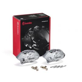 Brembo OE BMW 16-21 M2/17-18 M3/17-20 M4/14-16 M235i Hydraulic Front X-Style Brake Calipers - Silver buy in USA