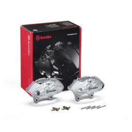 Brembo OE 16-21 BMW M2/15-18 M3/15-20 M4 Hydraulic Front X-Style Brake Calipers - Silver buy in USA