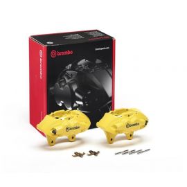 Brembo OE 16-21 BMW M2/15-18 M3/15-20 M4 Hydraulic Front X-Style Brake Calipers - Yellow buy in USA