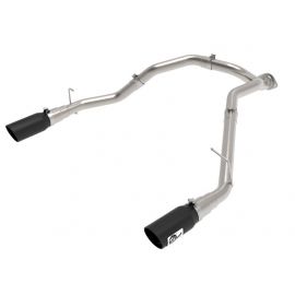 aFe Large Bore-HD 3 IN 409 Stainless Steel DPF-Back Exhaust System w/Black Tip RAM 1500 20-21 V6-3.0 buy in USA