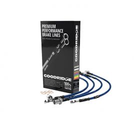 Goodridge 2016+ Ford Focus RS MK3 Phantom Stainless Steel Brake Lines - Electric Blue buy in USA