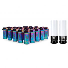 Mishimoto Aluminum Locking Lug Nuts M12x1.5 27pc Set Neo Chrome buy in USA