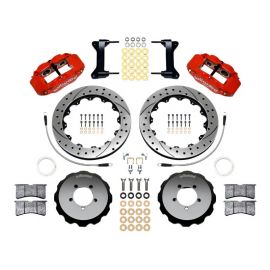 Wilwood Narrow Superlite 6R Front Hat Kit 12.88in Drill Red 2012-Up Toyota / Scion FRS w/ Lines buy in USA