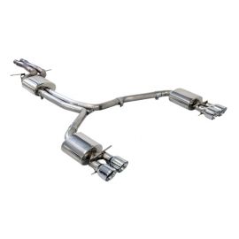 AWE Tuning Audi C7.5 A6 3.0T Touring Edition Exhaust - Quad Outlet Chrome Silver Tips buy in USA