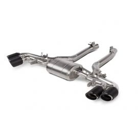 Akrapovic 2020-23 BMW X5M (F95)/X6M (F96) Slip-On Line (Titanium) w/Carbon Fiber Titanium Tips buy in USA