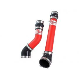 aFe Bladerunner Intercooler Tubes Hot & Cold Side 3.5in 94-02 Dodge Diesel Trucks L6-5.9L (td) - Red buy in USA