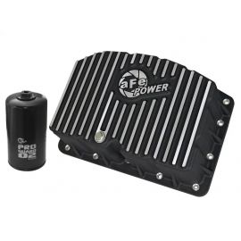 AFE Pro Series Engine Oil Pan Black w/Machined Fins, 11-16 Ford Powerstroke V8-6.7L (td) buy in USA