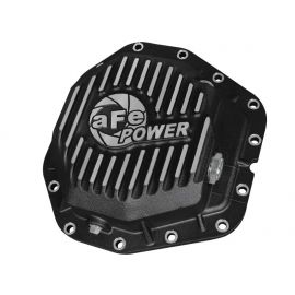 aFe Power Rear Diff Cover Black w/Machined Fins 17 Ford F-350/F-450 6.7L (td) Dana M300-14 (Dually) buy in USA