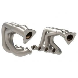 aFe Twisted 304SS Header 2020 Chevy Corvette (C8) 6.2L V8 - Titanium Ceramic Coated buy in USA