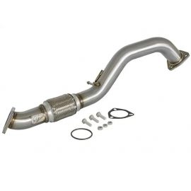 aFe Power Elite Twisted Steel 16-17 Honda Civic I4-1.5L (t) 2.5in Rear Down-Pipe Mid-Pipe buy in USA