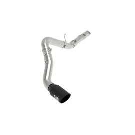 aFe ATLAS 5in DPF-Back Alum Steel Exhaust System w/ Black Tip 19-20 Ram Diesel Trucks L6-6.7L (td) buy in USA