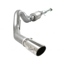 aFe Atlas Exhaust 4in Aluminized Cat-Back w/ 304 SS Polished Tip 11-13 Ford F-150 EcoBoost V6 3.5L buy in USA