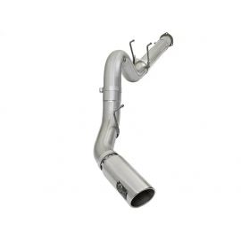 aFe ATLAS 5in DPF-Back Alum Steel Exhaust System w/Polished Tip 2017 Ford Diesel Trucks V8-6.7L (td) buy in USA