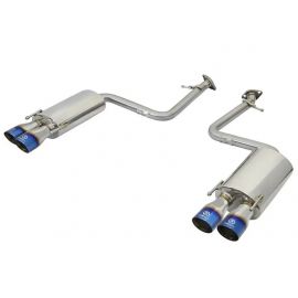 aFe Takeda 16-17 Lexus RC 200T 2.0L (t) 2in. SS Axle-Back Exhaust System w/Polished Blue Tips buy in USA