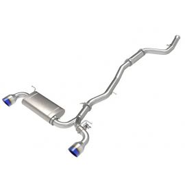 aFe POWER Takeda 2021 Toyota Supra 2.0L (t) 2.5in-3in 304 SS CB Exhaust w/ Blue Tips buy in USA