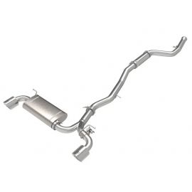 aFe POWER Takeda 2021 Toyota Supra 2.0L (t) 2.5in-3in 304 SS CB Exhaust w/ Polished Tips buy in USA