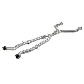 aFe Takeda 2.5in to 3in 304 SS Y-Pipe Exhaust System 16-18 Infiniti Q50/Q60 V6-3.0L (tt) buy in USA