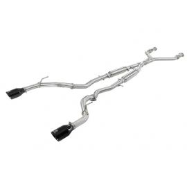 aFe Takeda 2.5in 304 SS Cat-Back Exhaust System w/ Black Tips 16-18 Infiniti Q50 V6-3.0L (tt) buy in USA