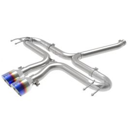 aFe Takeda 2-1/2in 304 SS Axle-Back Exhaust w/Blue Flame Tips 17-20 Honda Civic Sport L4-1.5L (t) buy in USA