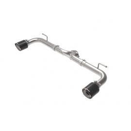 aFe Takeda 2-1/2in 304 SS Axle-Back Exhaust w/ Carbon Fiber Tips 14-18 Mazda 3 L4 2.0L/2.5L buy in USA