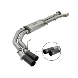 aFe POWER Rebel Series 3in 409 SS Cat Back Exhaust w/ Black Tips 17 Ford F-150 Raptor V6-3.5L buy in USA