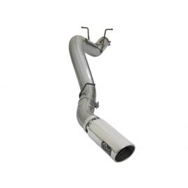 aFe LARGE BORE HD 5in 409-SS DPF-Back Exhaust w/Polished Tip 2017 GM Duramax V8-6.6L (td) L5P buy in USA