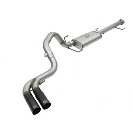 aFe Rebel Series 3in Stainless Steel Cat-Back Exhaust System w/Black Tips 07-14 Toyota FJ Cruiser buy in USA