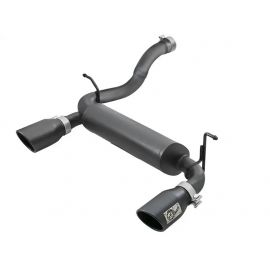 aFe Rebel Series 2.5in 409 SS Axle-Back Exhaust w/ Black Tips 2018+ Jeep Wrangler (JL) V6 3.6L buy in USA