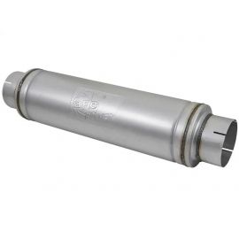 aFe ATLAS Aluminized Steel Muffler 5in Center/Center 24in L x 7in Diameter - Round Body buy in USA